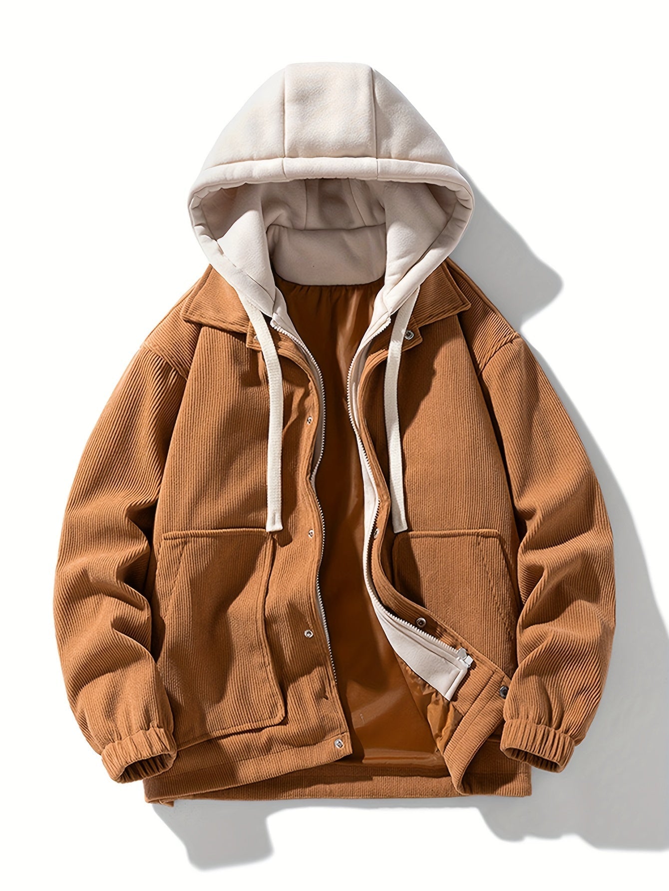 Laurent | Stylische Langärmelige Jacke mit Fronttasche