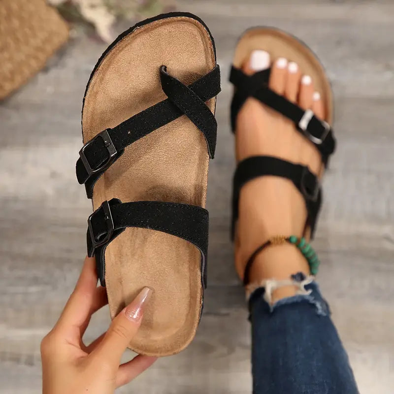 Lena | Stilvolle Riemchensandalen für Damen