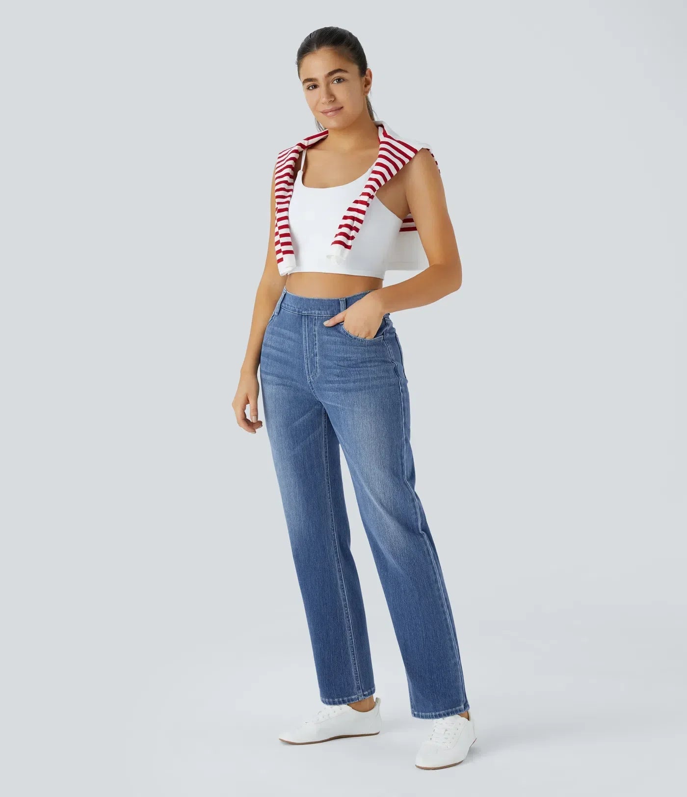 Helena | Stilvolle Damenhose mit hohem Bund bequem