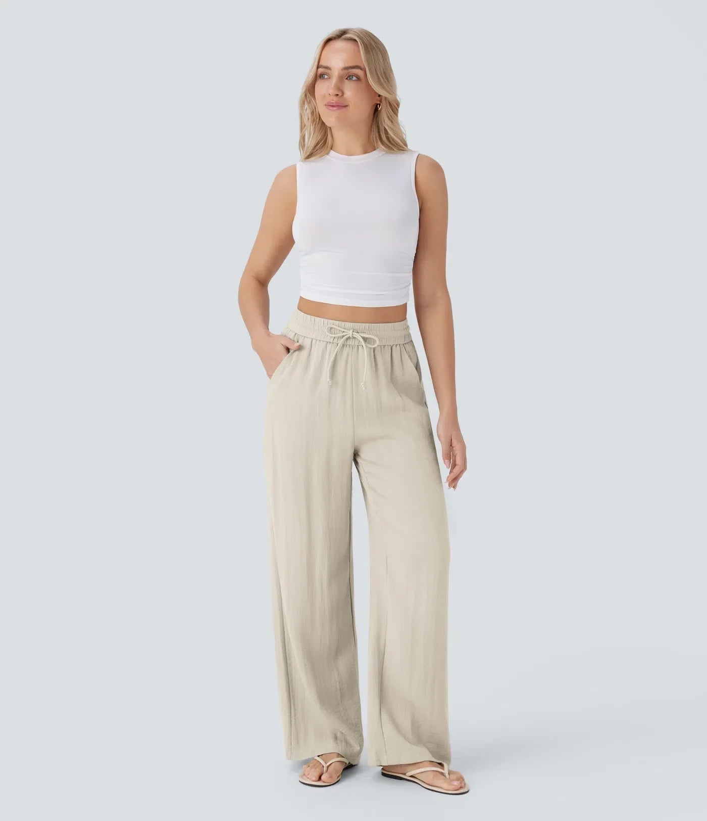 Luisa | Damen Leinenhose stilvoll und leicht für warme Tage
