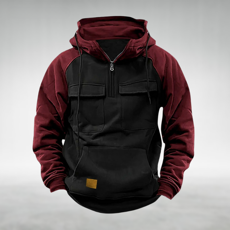 Matteo | Freizeit-Hoodie mit sportlicher Passform und Tasche