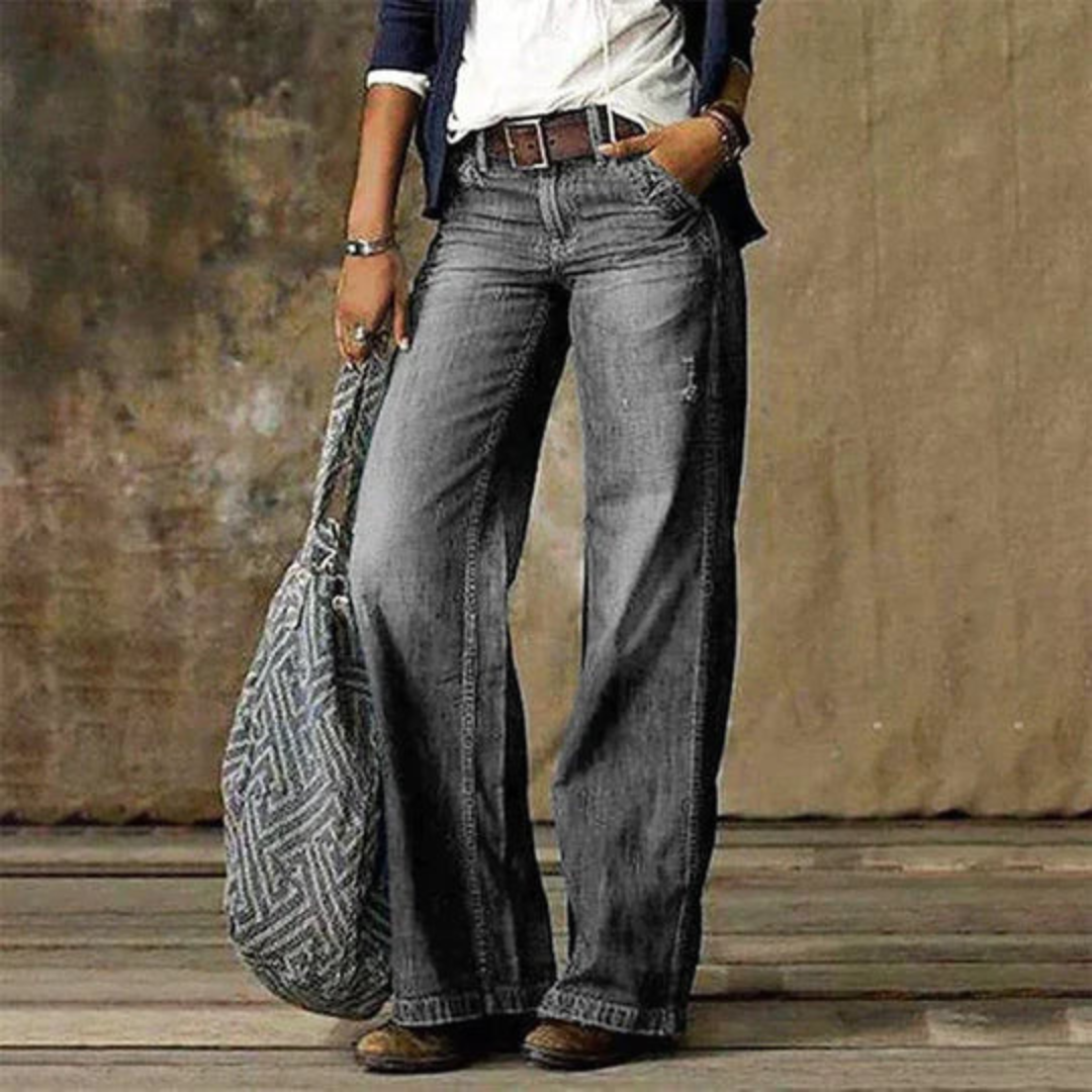 Eva | Damen Jeans Mode Freizeithosen