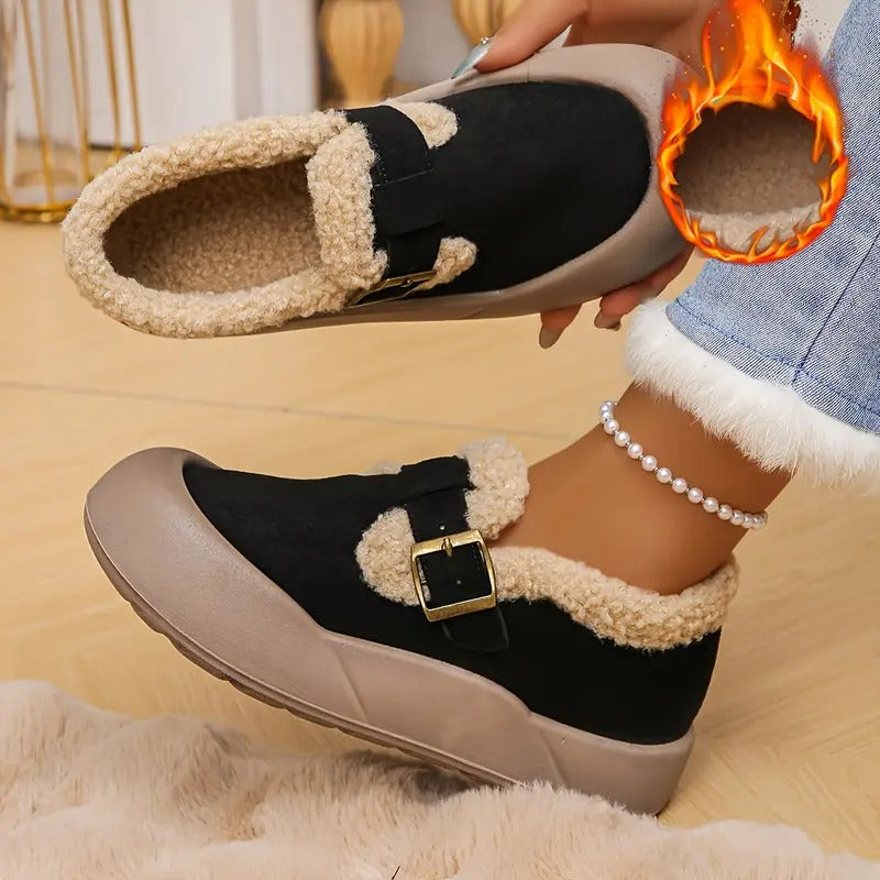 Claudia | Warme, bequeme Damenschuhe mit Fleecefutter