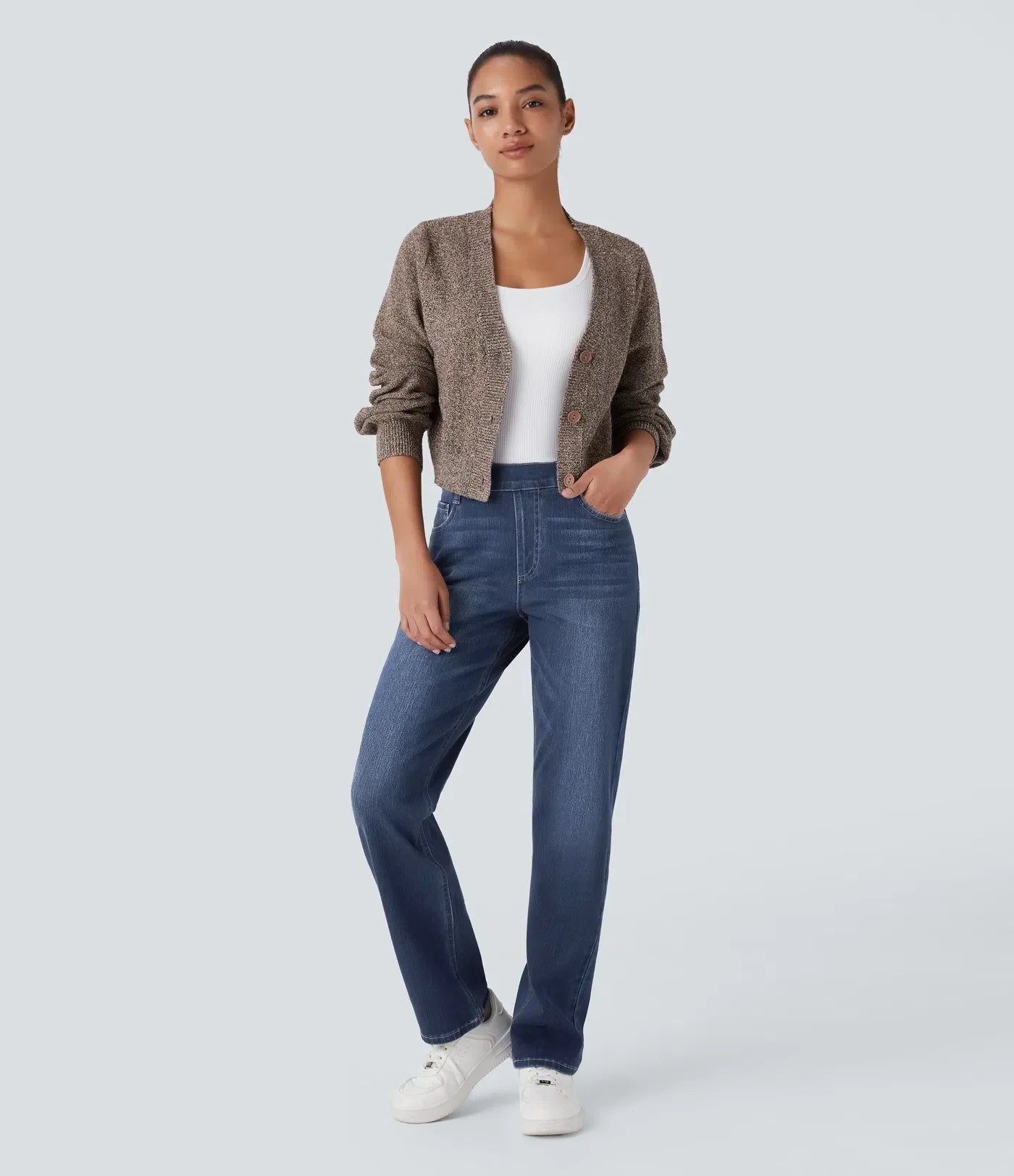 Helena | Stilvolle Damenhose mit hohem Bund bequem