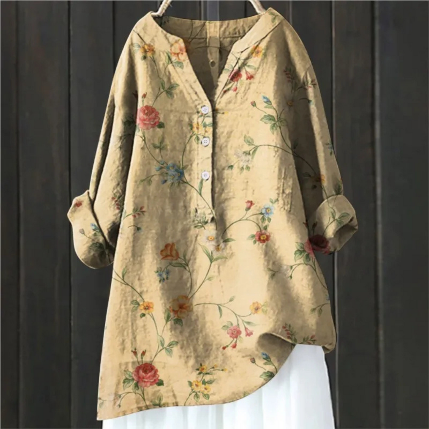 Clara | Lässige Blumenbluse