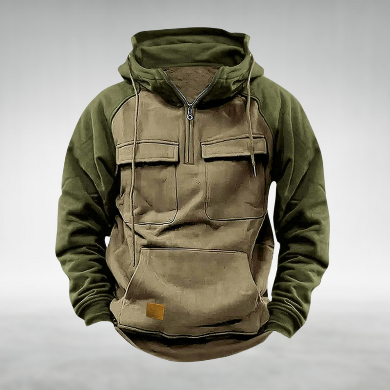 Matteo | Freizeit-Hoodie mit sportlicher Passform und Tasche