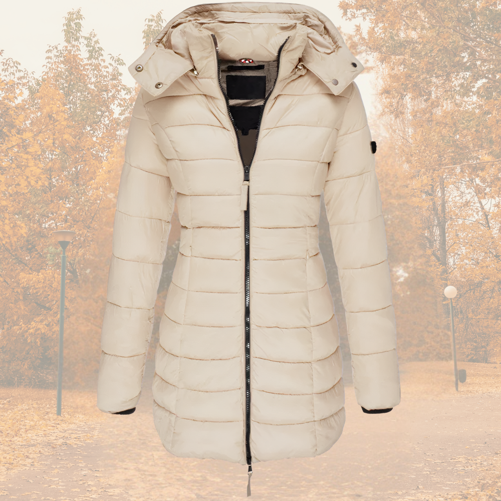 Lena | Damenparka warm gefüttert im trendigen Design