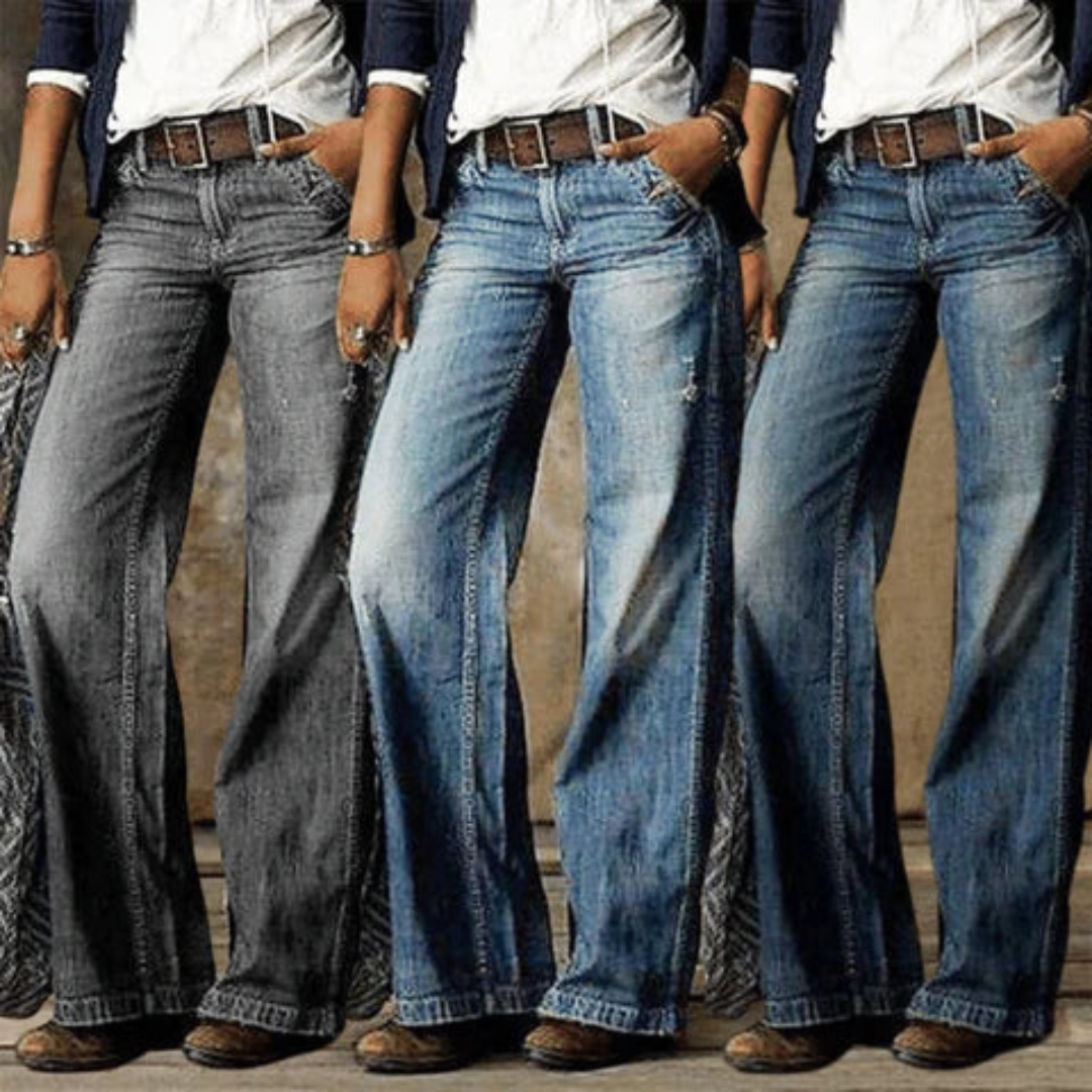 Eva | Damen Jeans Mode Freizeithosen