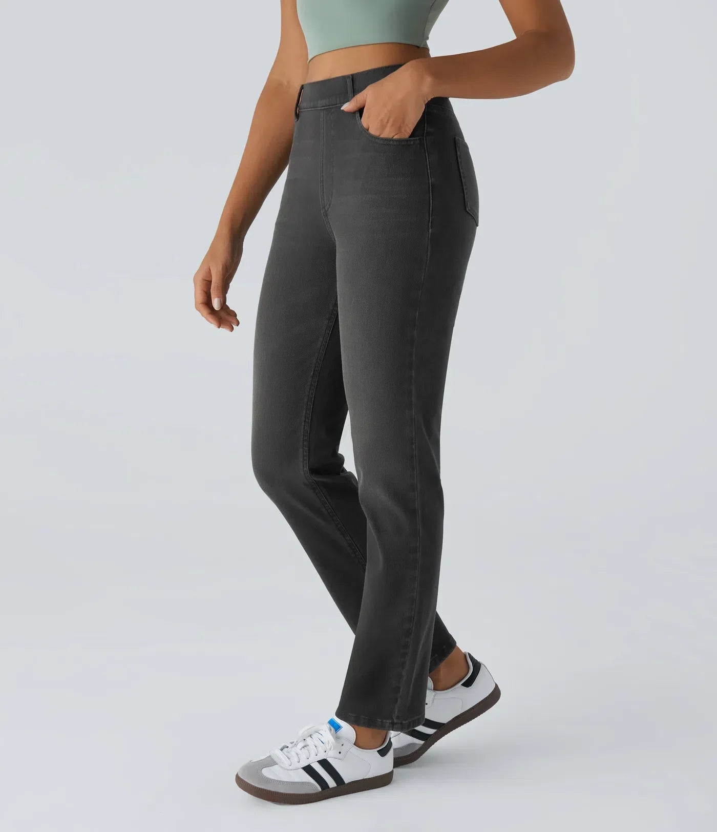 Helena | Stilvolle Damenhose mit hohem Bund bequem