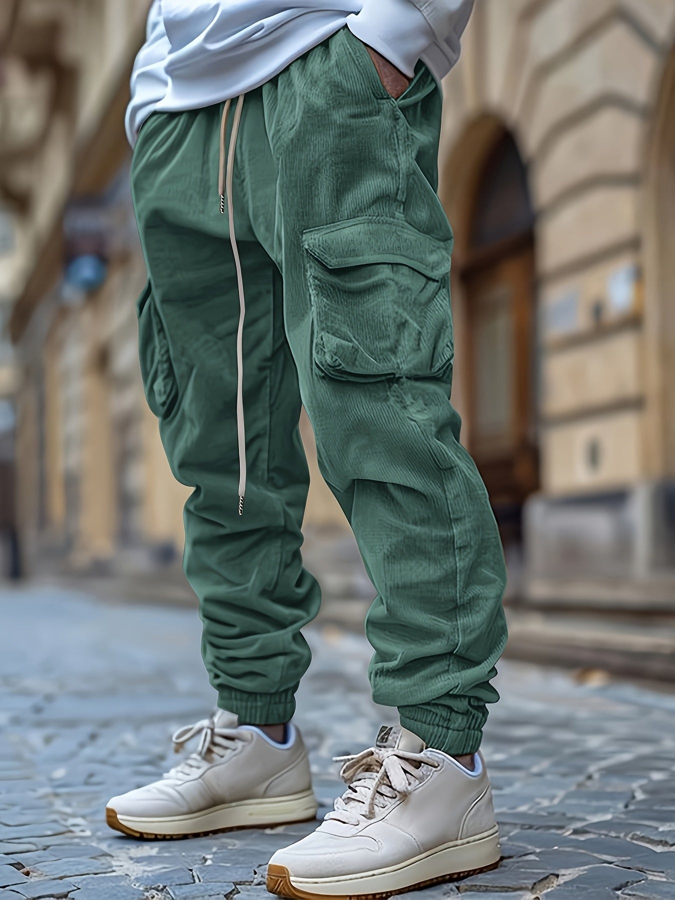 Selina | Jogginghose aus Kord mit stylischem Kordelzug