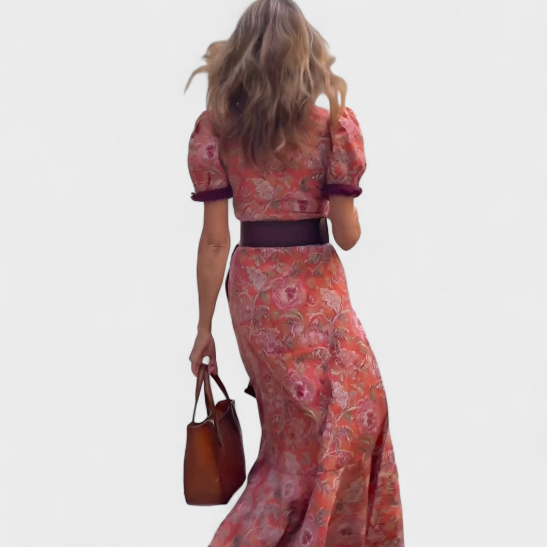 Lena | Elegantes Blumenkleid mit zeitlosem Design