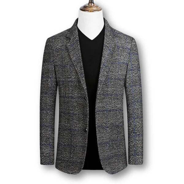 Max | Eleganter Herrenblazer im klassischen Tartan-Stil