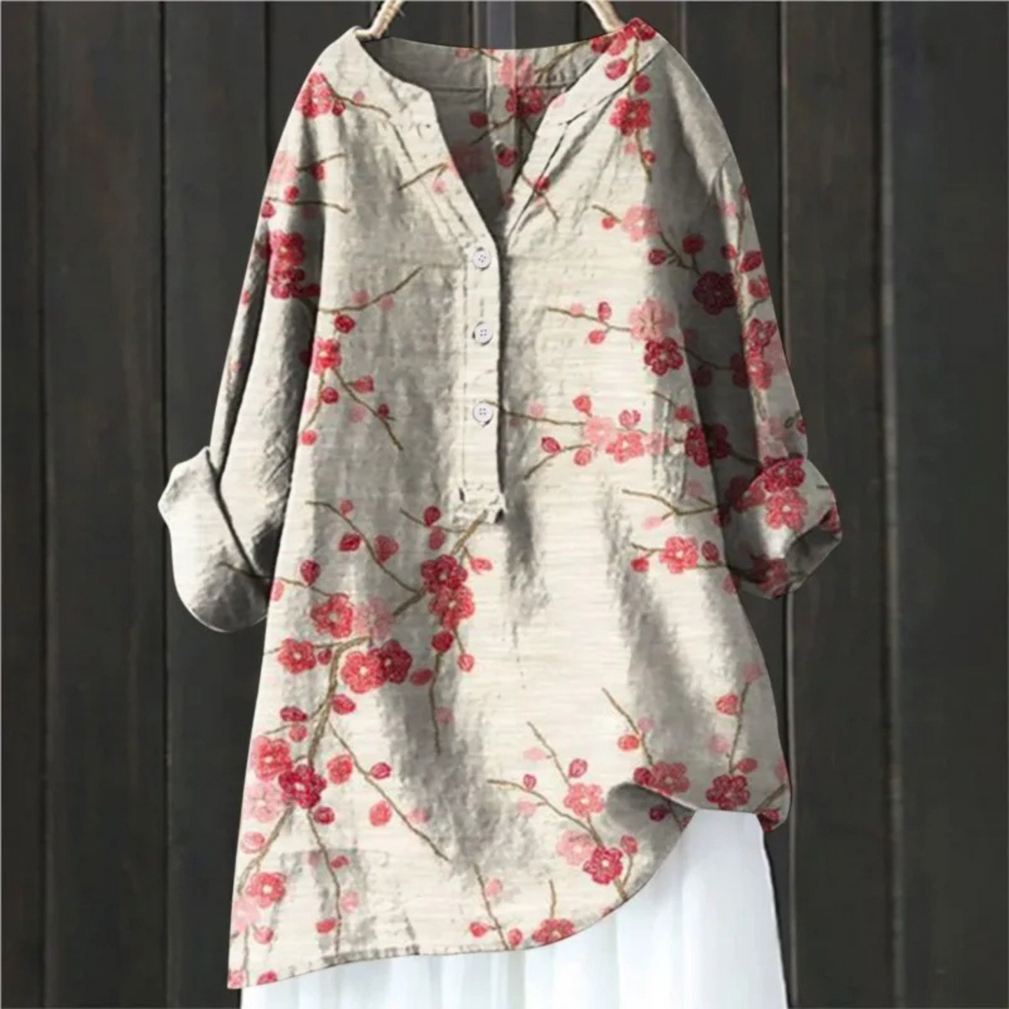 Clara | Lässige Blumenbluse