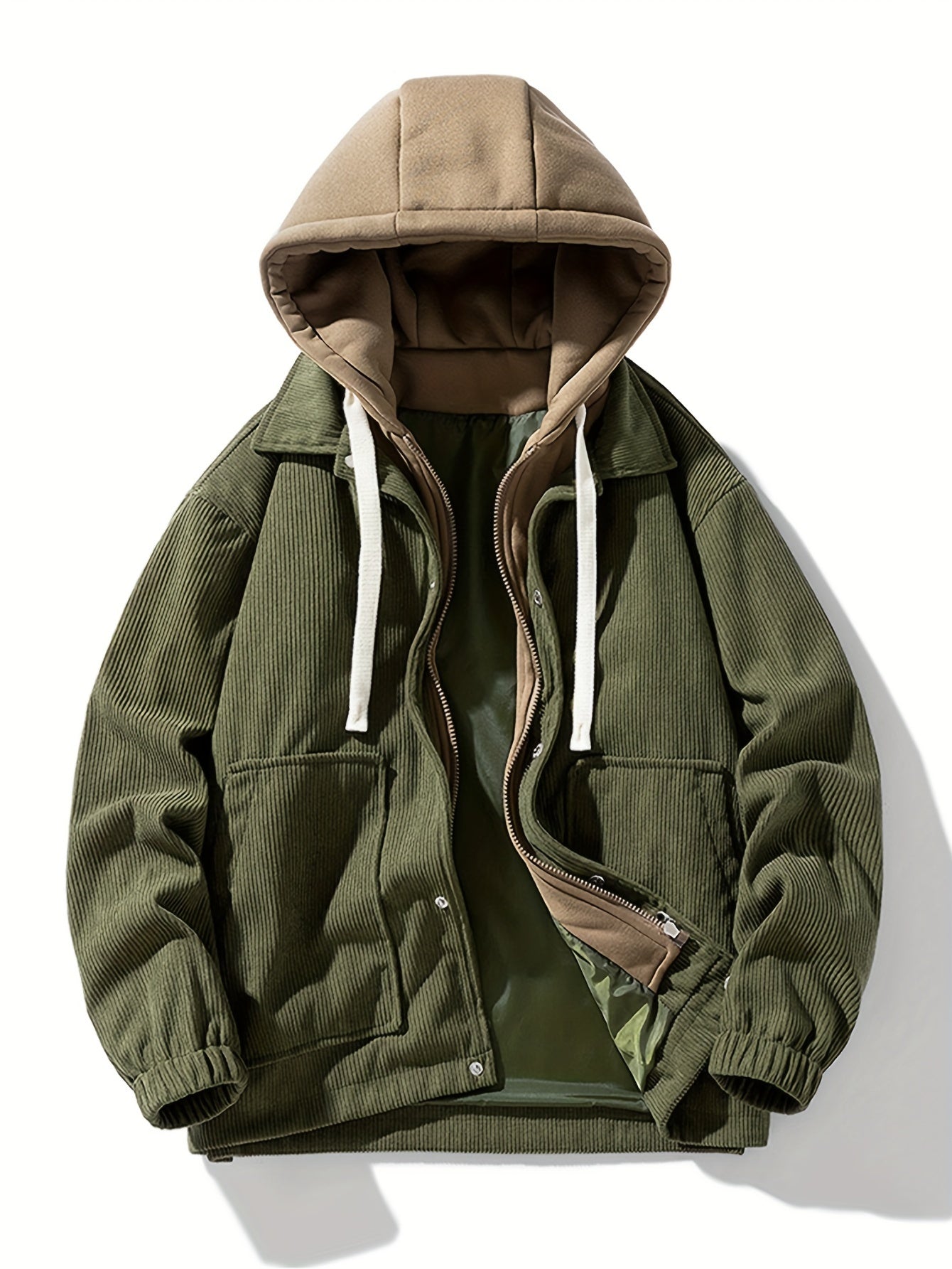Laurent | Stylische Langärmelige Jacke mit Fronttasche