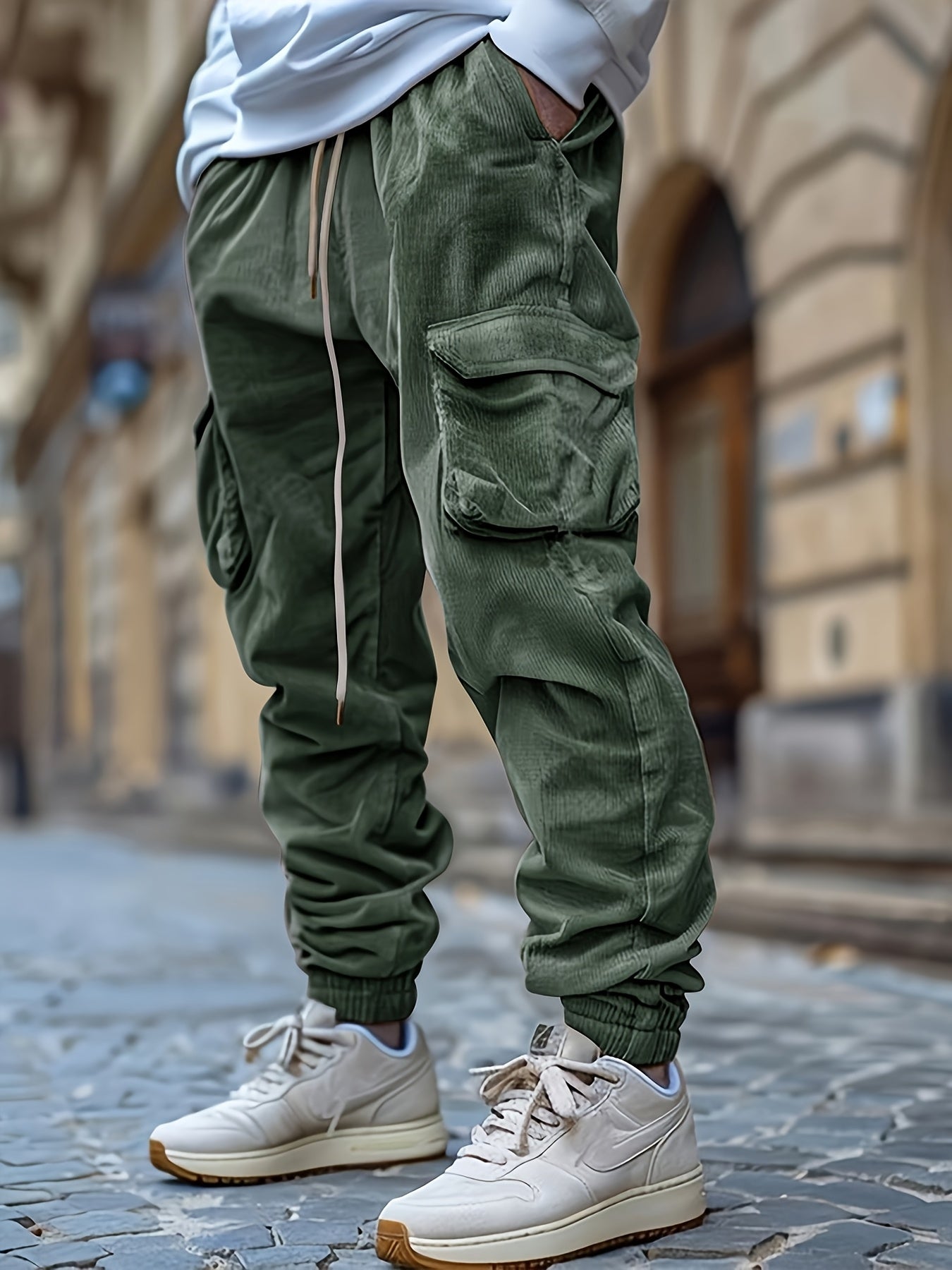 Selina | Jogginghose aus Kord mit stylischem Kordelzug