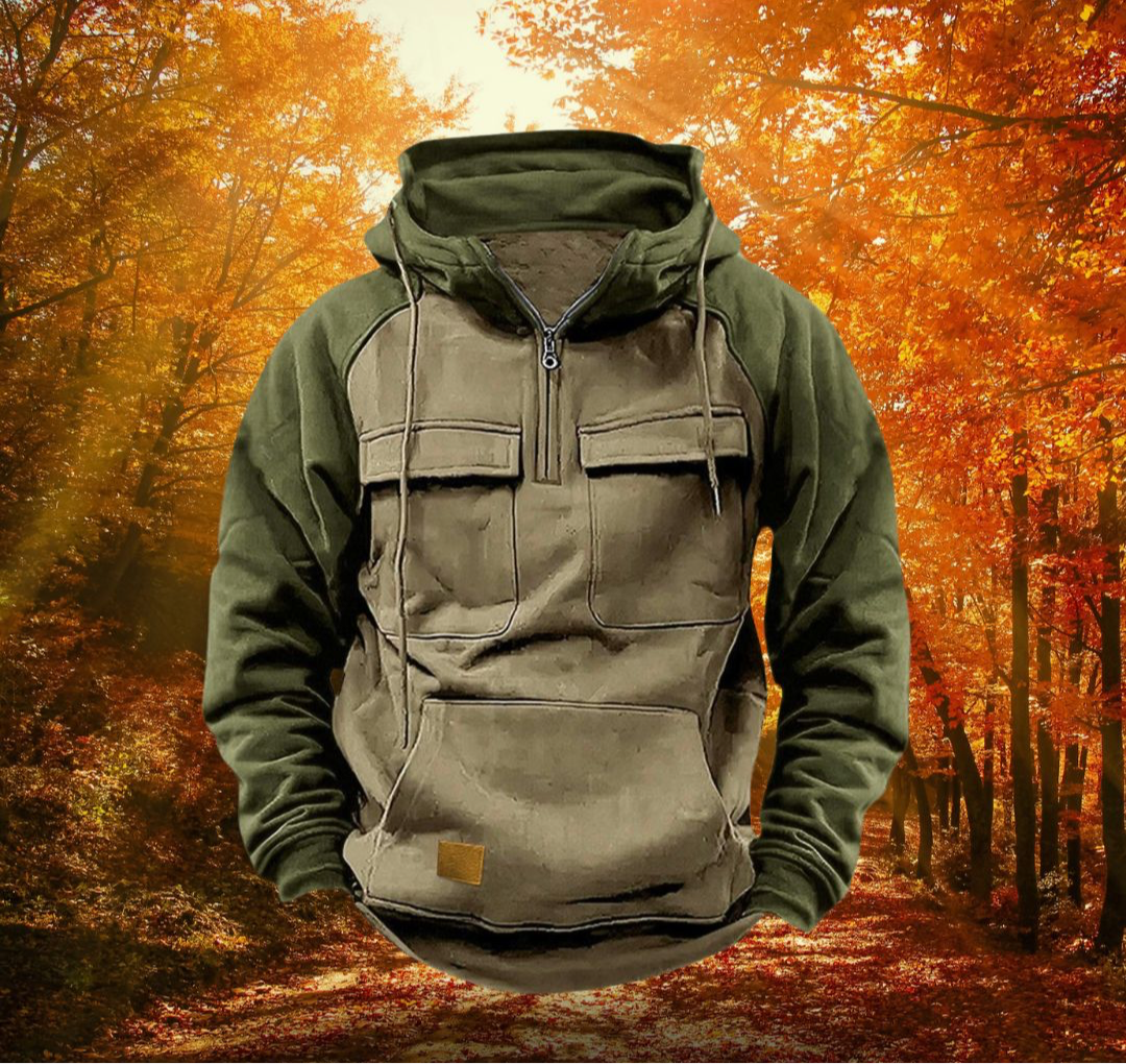Matteo | Freizeit-Hoodie mit sportlicher Passform und Tasche