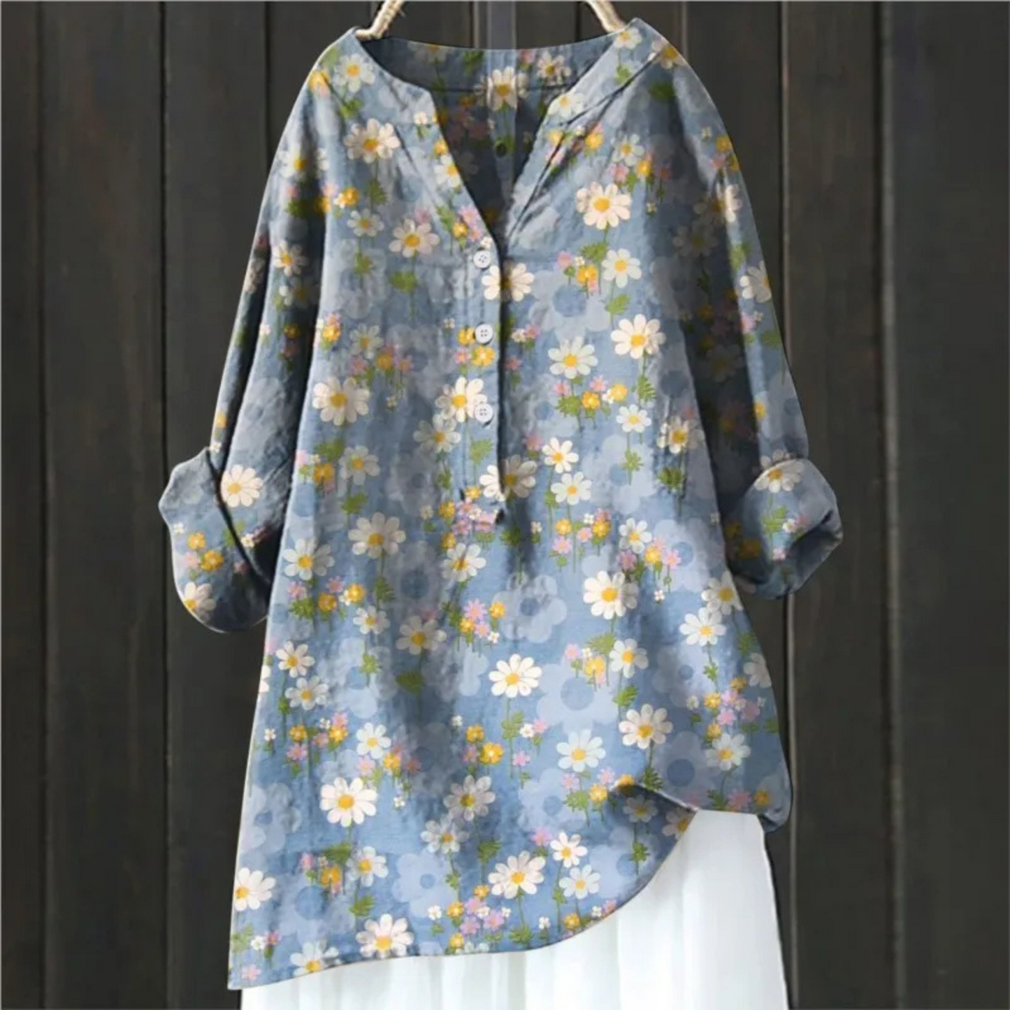Clara | Lässige Blumenbluse