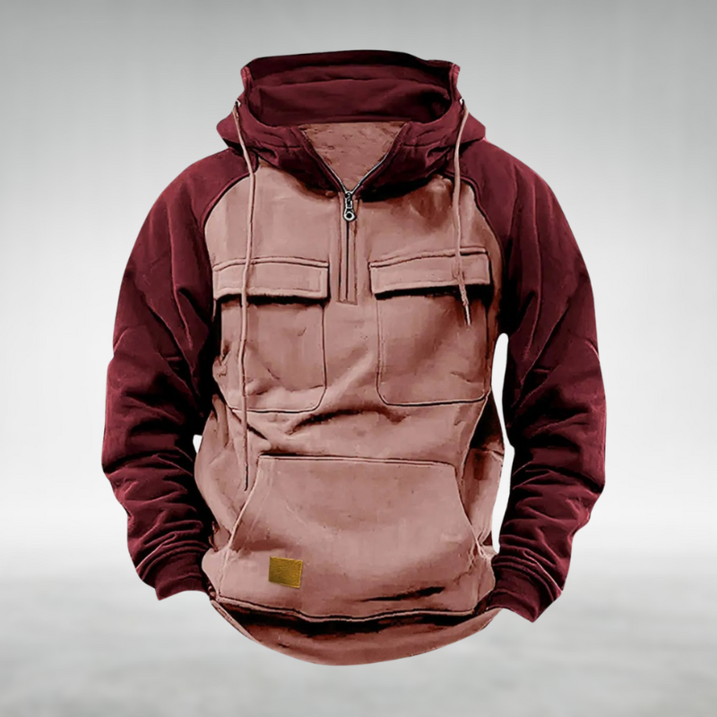 Matteo | Freizeit-Hoodie mit sportlicher Passform und Tasche