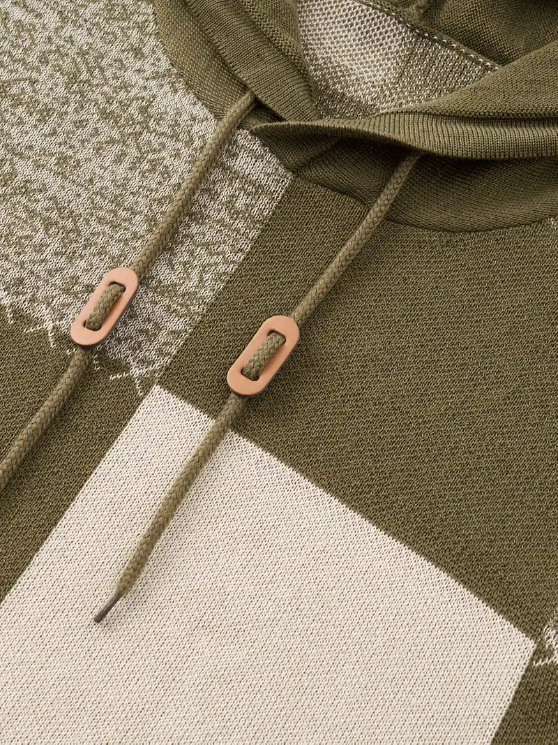 Fabian | Bequemer Strickpullover mit modischer Kapuze