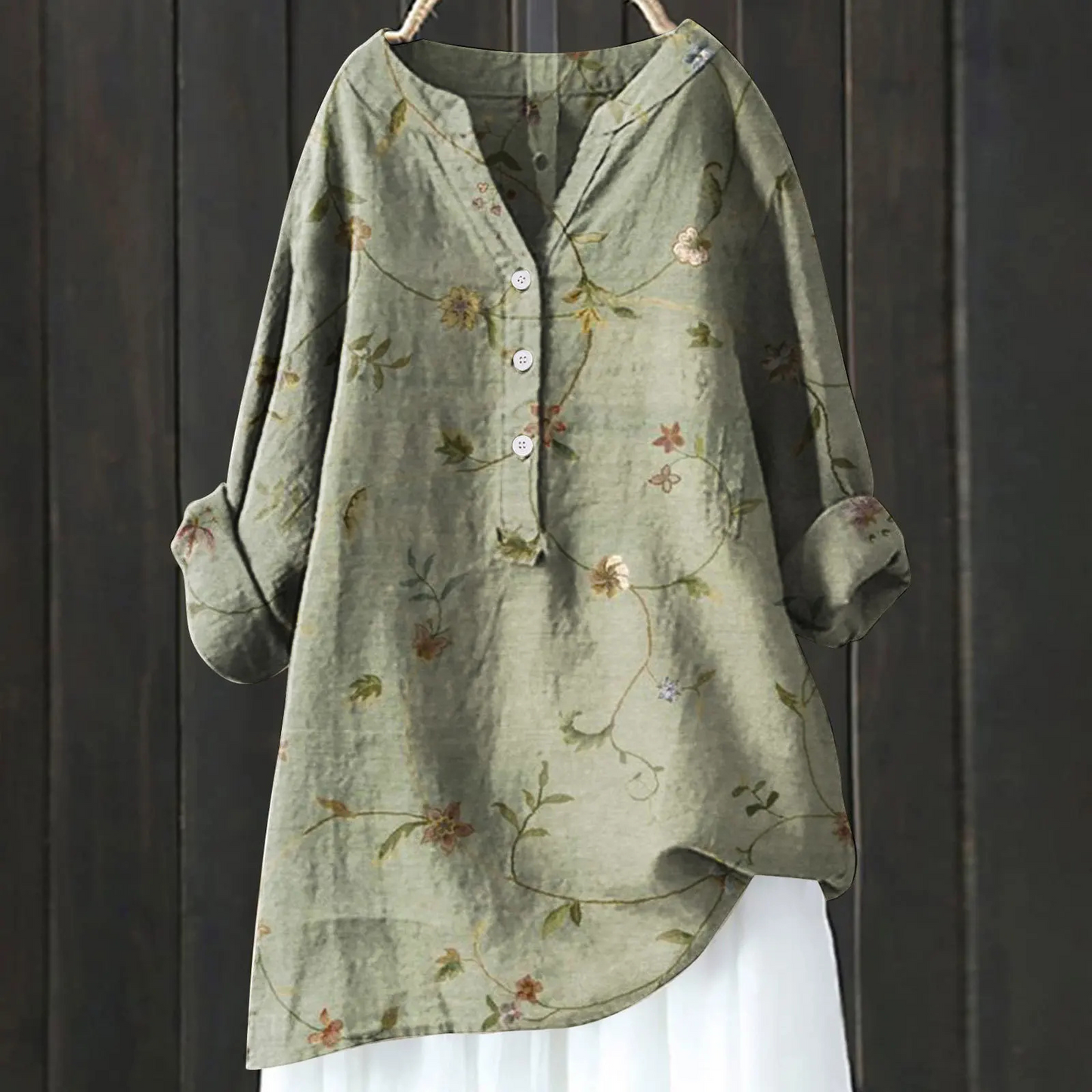 Clara | Lässige Blumenbluse
