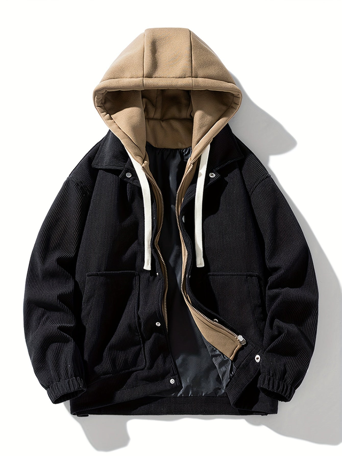 Laurent | Stylische Langärmelige Jacke mit Fronttasche