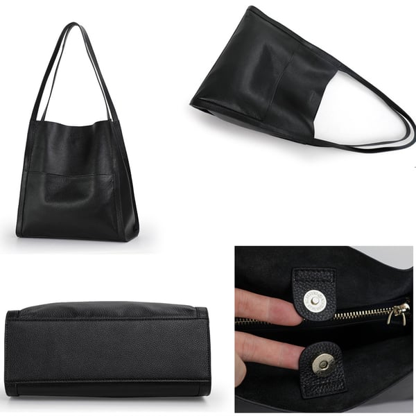 Clara | Klassische Leder-Schultertasche für Damen
