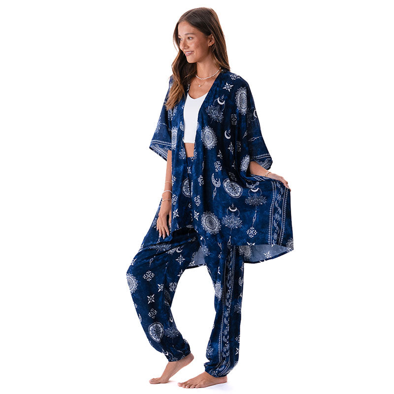 Sophie | Modisches Damen-Set in tiefem Mondblau