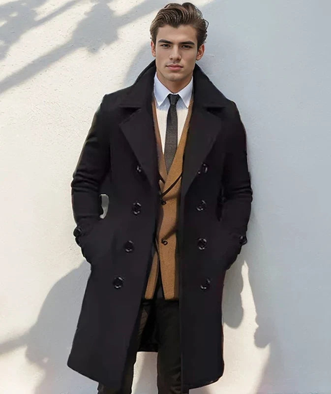 Felix | Eleganter Herren Trenchcoat im klassischen Design