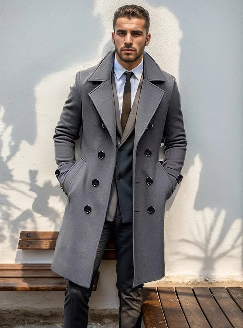 Felix | Eleganter Herren Trenchcoat im klassischen Design