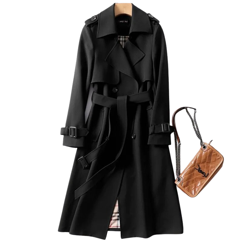 Clara | Klassischer Trenchcoat mit Bindegürtel