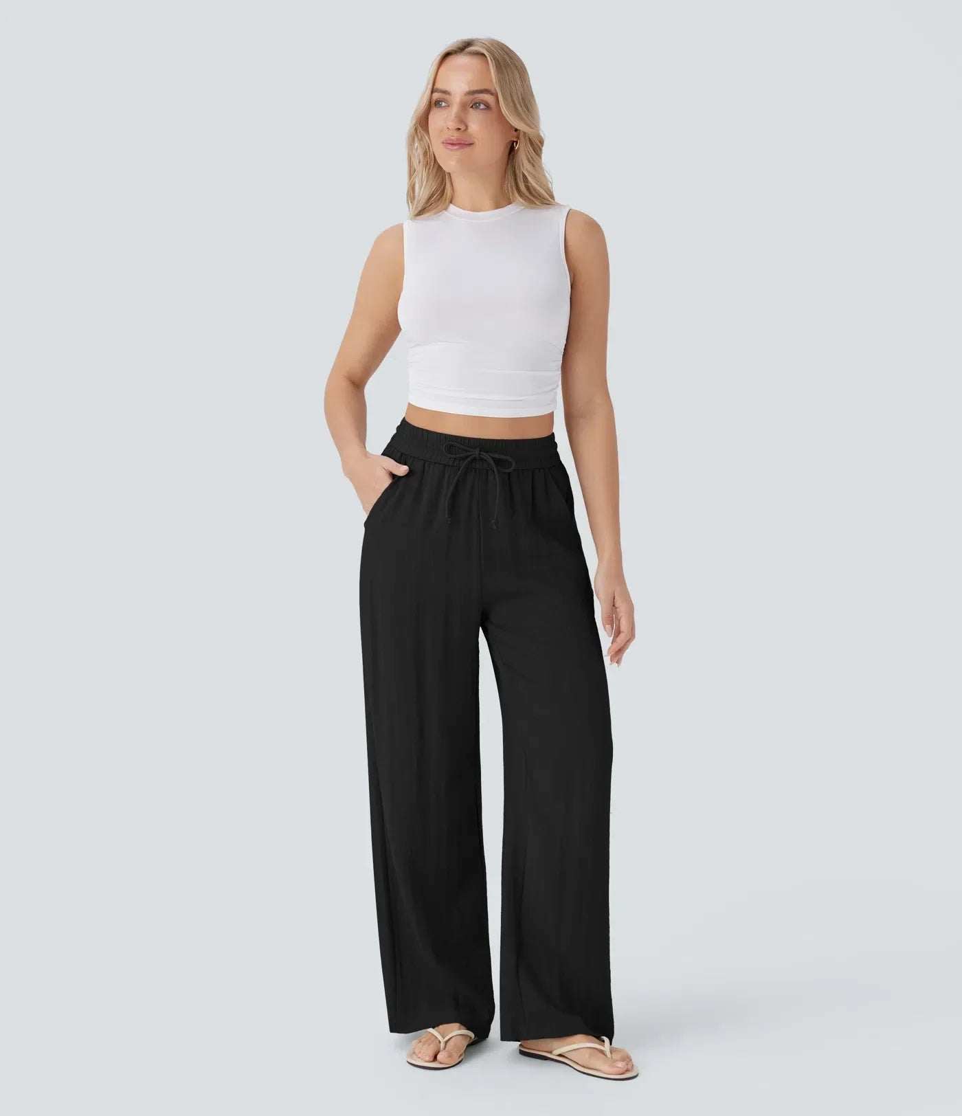 Luisa | Damen Leinenhose stilvoll und leicht für warme Tage