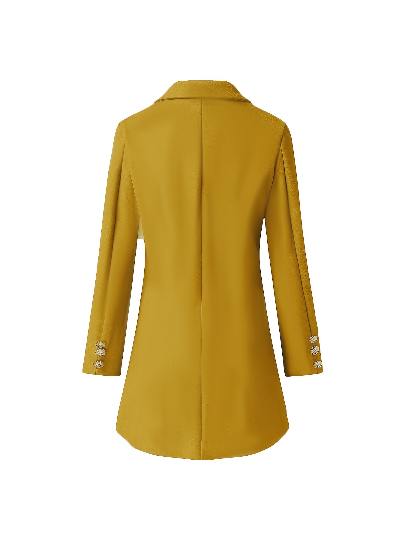 Emma | Langer Damenmantel mit edlem Kragen im Winterlook