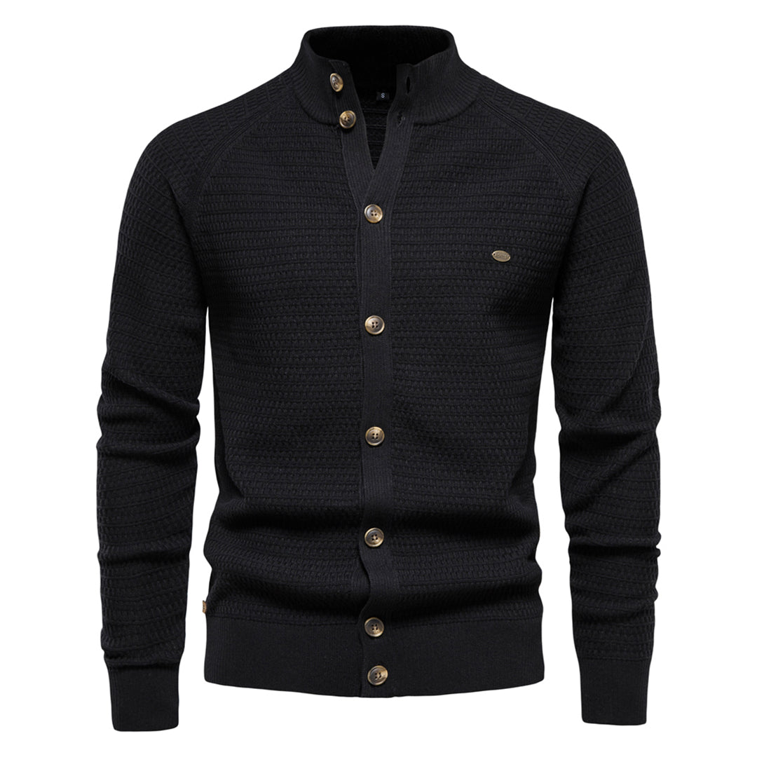 Simon | Herrenjacke aus feinem Strick im zeitlosen Stil