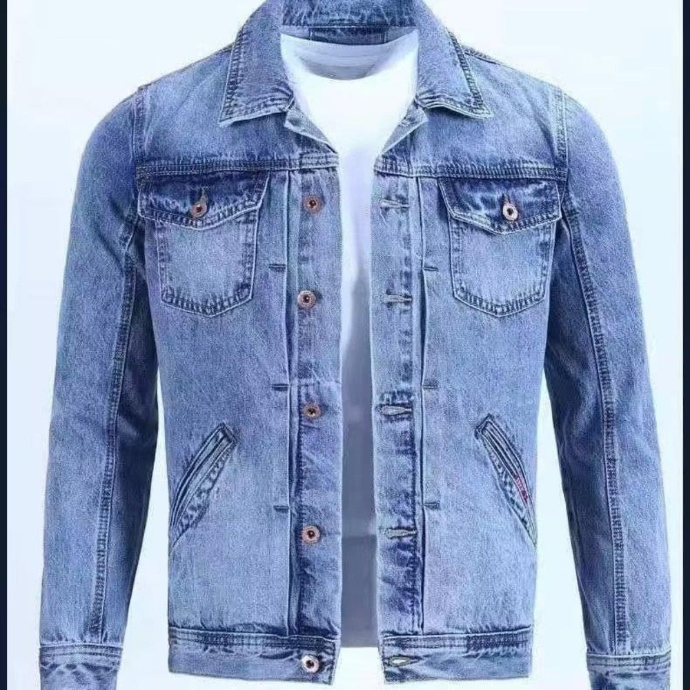 Lukas | Klassische Jeansjacke für Herren im Retro-Stil