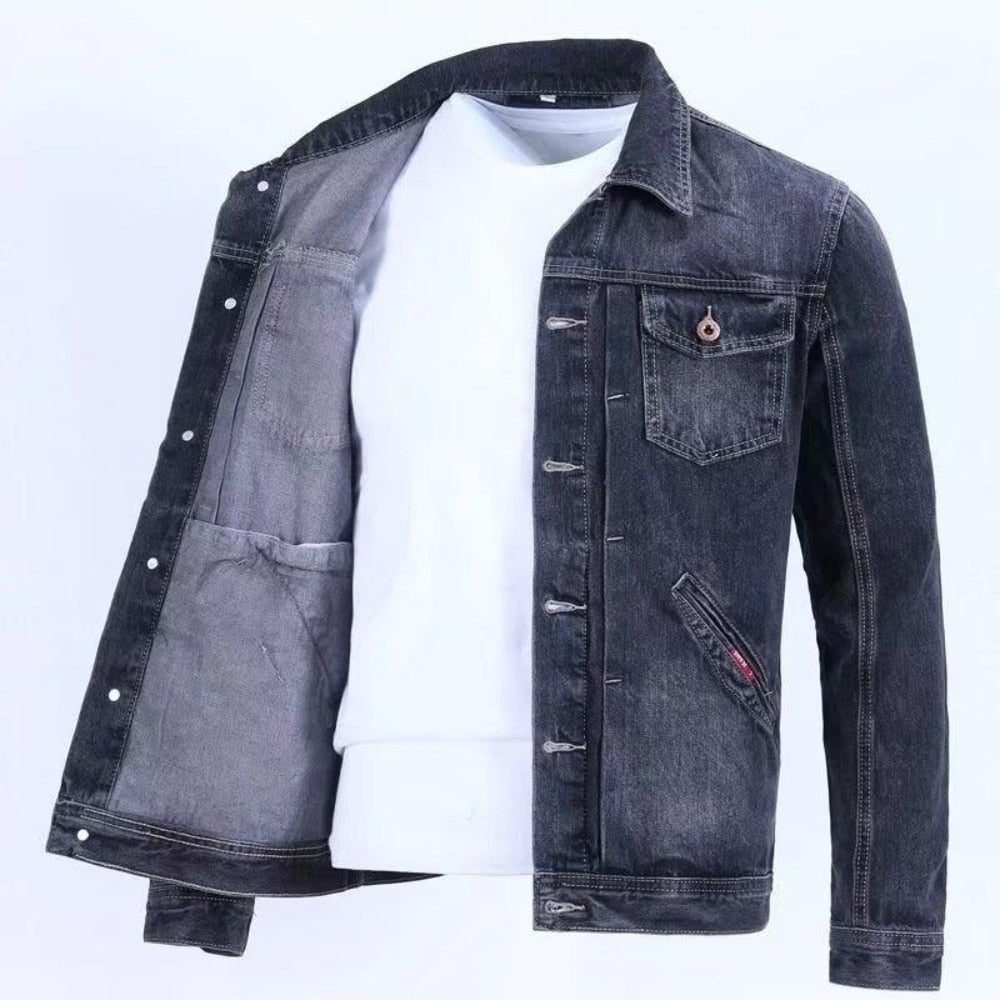Lukas | Klassische Jeansjacke für Herren im Retro-Stil
