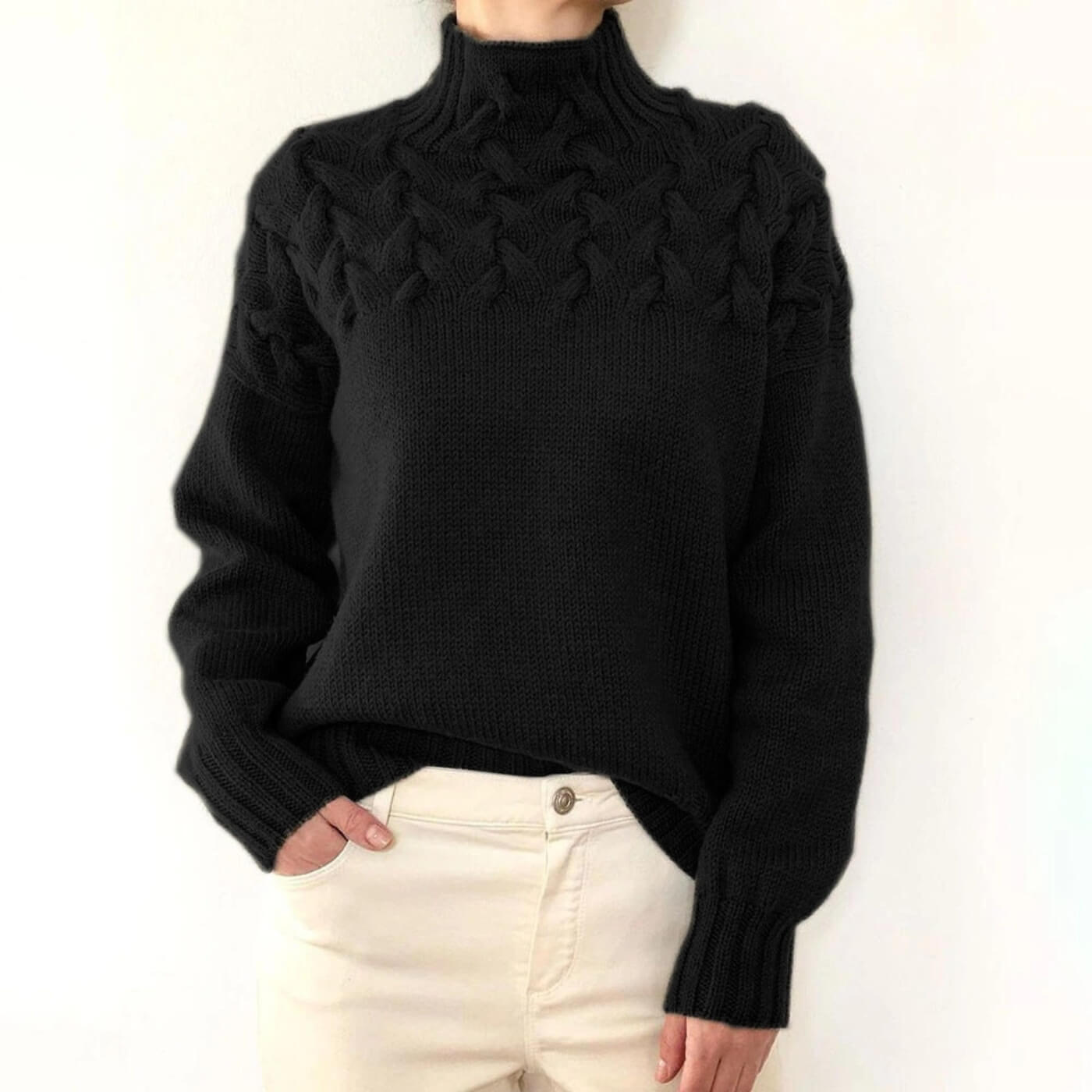 Lena | Kuscheliger Strickpullover für Wintertage