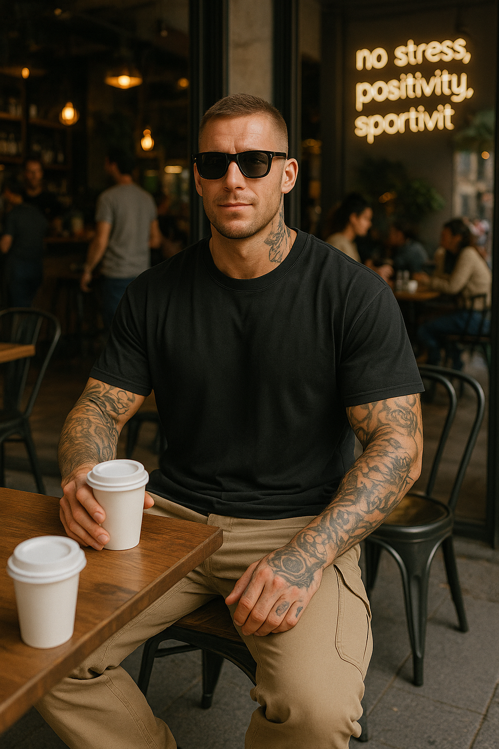 Lias | Lockeres Herren T-Shirt Set aus reiner Baumwolle – 3er-Pack