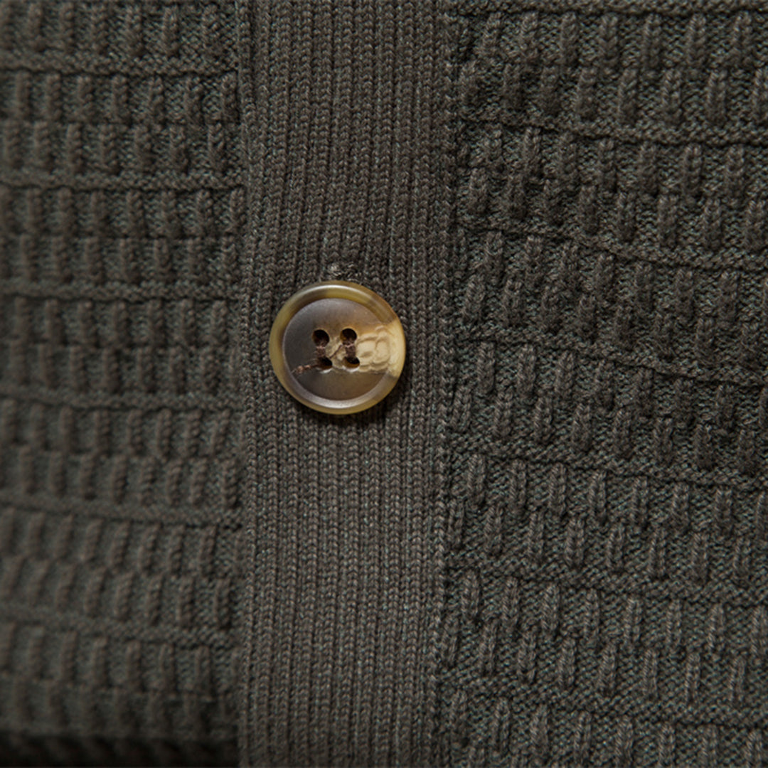 Simon | Herrenjacke aus feinem Strick im zeitlosen Stil