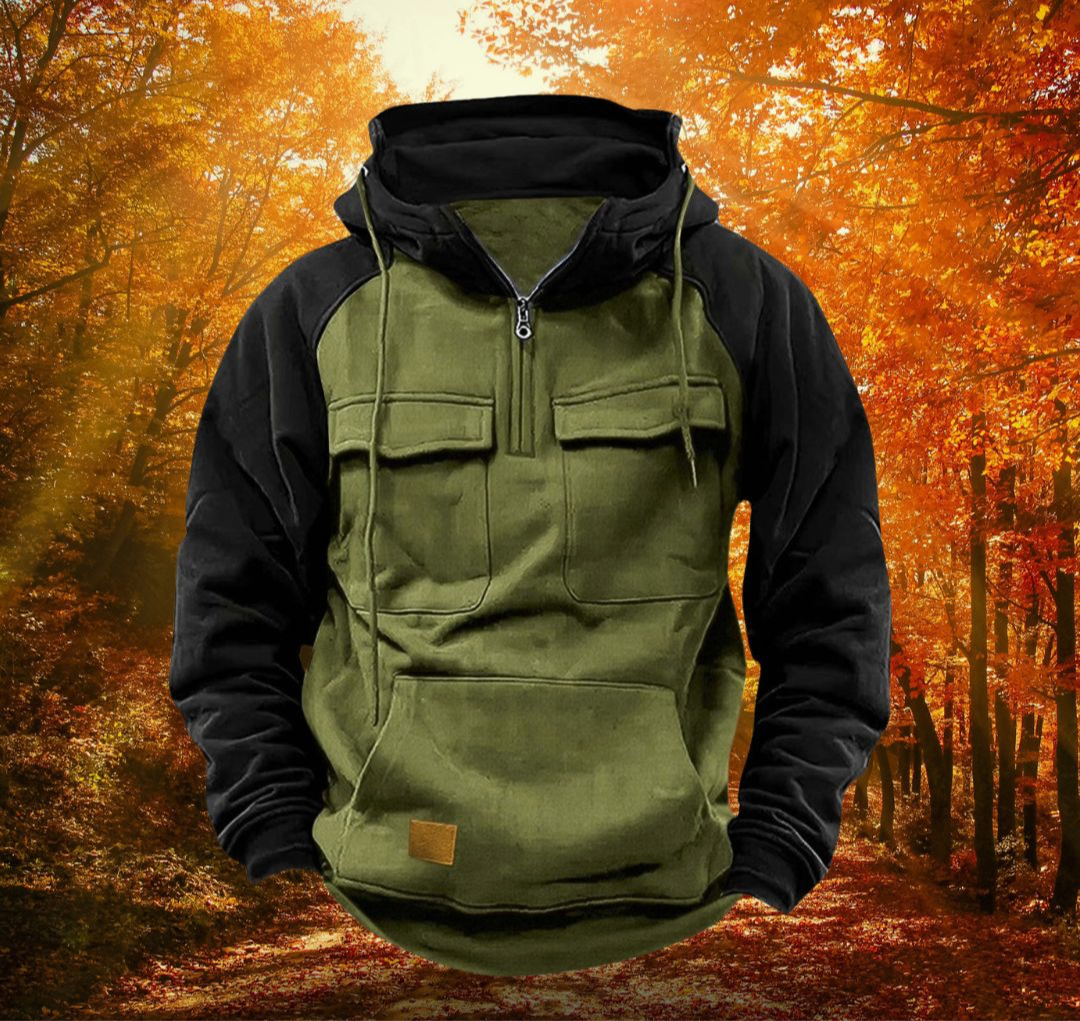 Matteo | Freizeit-Hoodie mit sportlicher Passform und Tasche