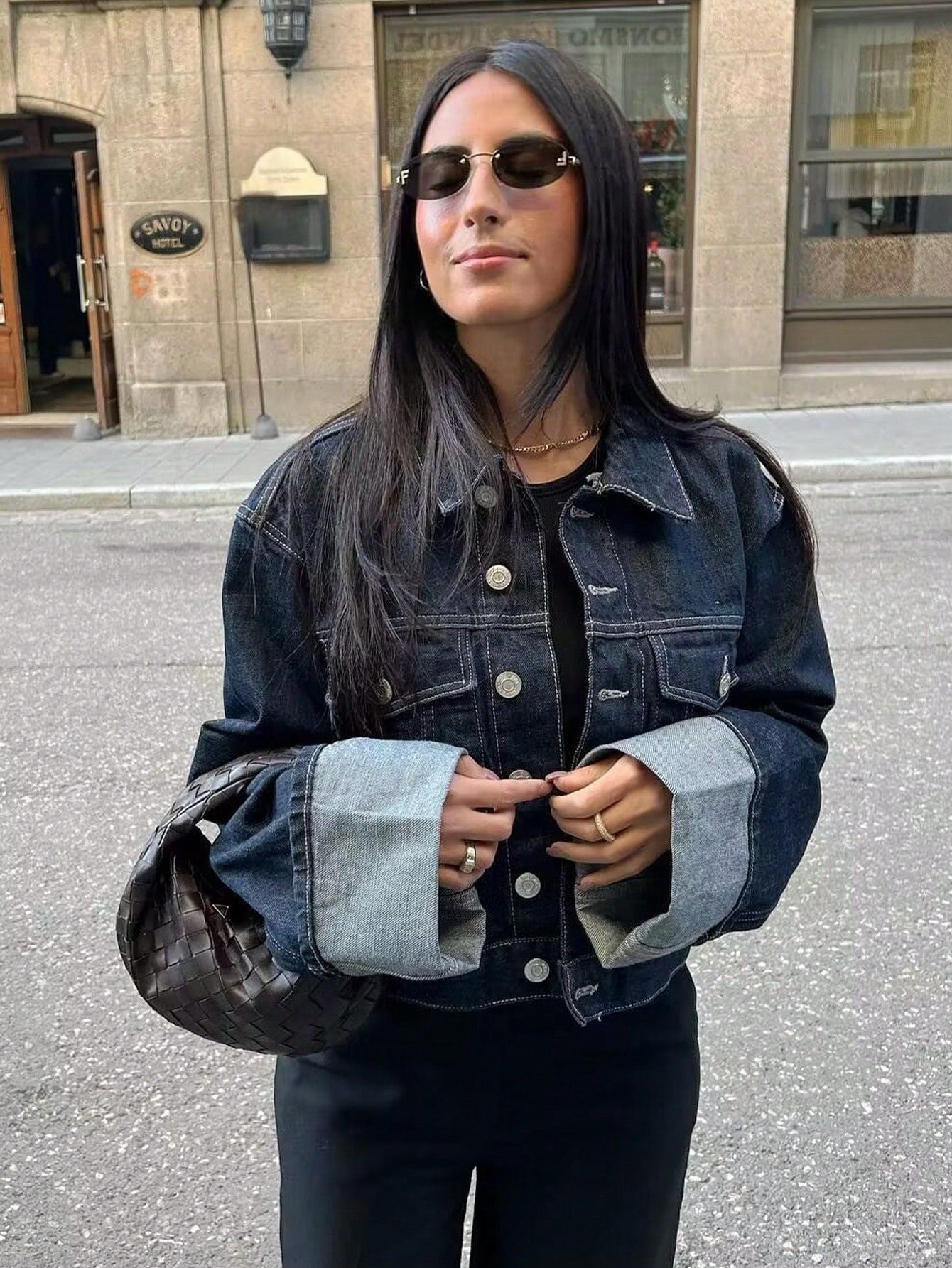 Lena | Damenjacke casual mit aufrollbaren Ärmeln