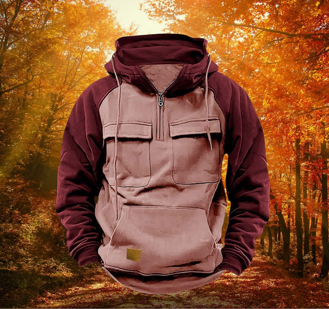 Matteo | Freizeit-Hoodie mit sportlicher Passform und Tasche