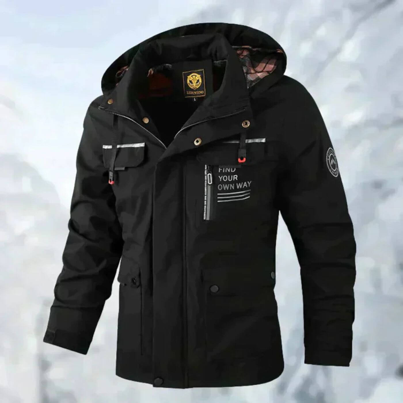 Matthias | Wetterfeste Outdoorjacke mit praktischer Kapuze