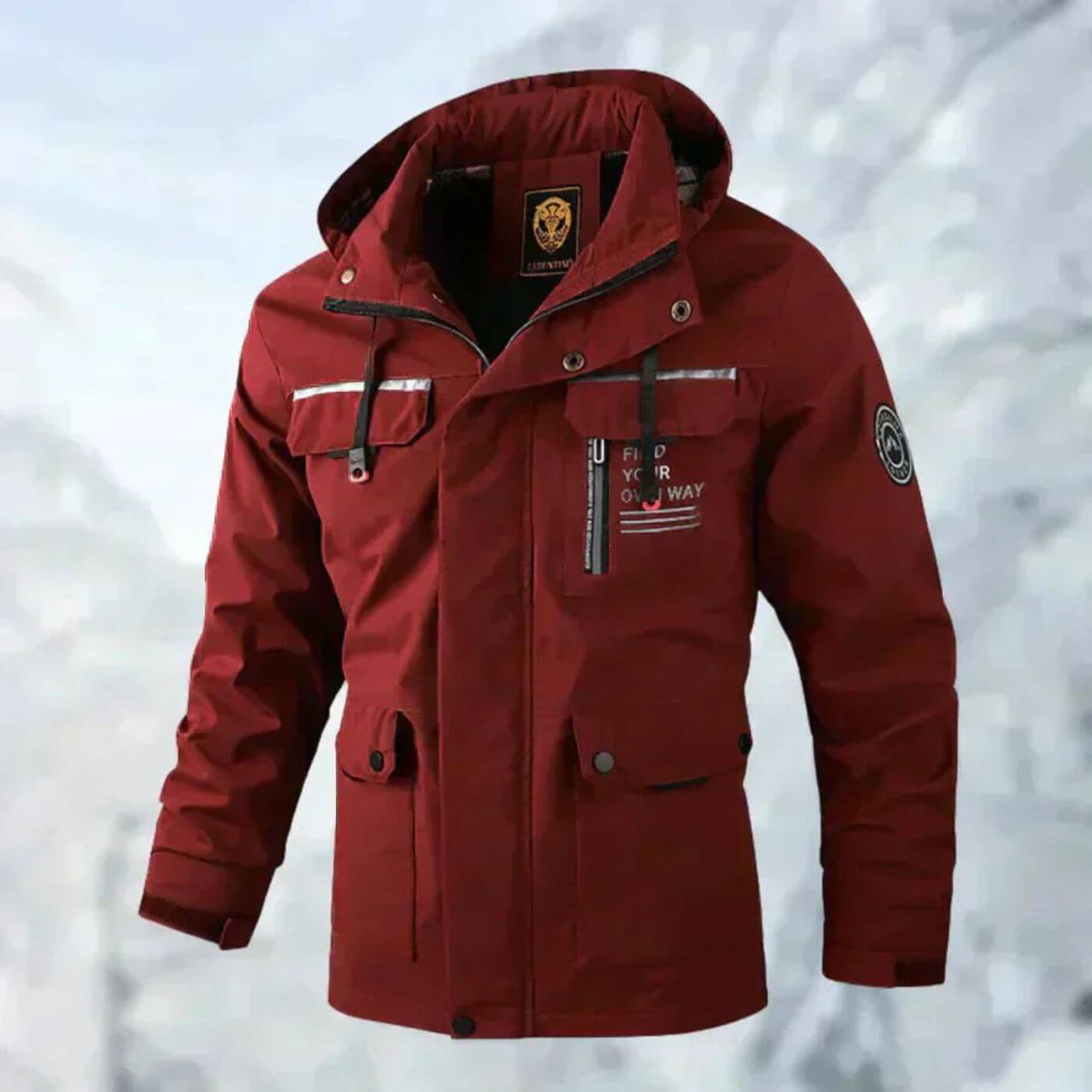 Matthias | Wetterfeste Outdoorjacke mit praktischer Kapuze