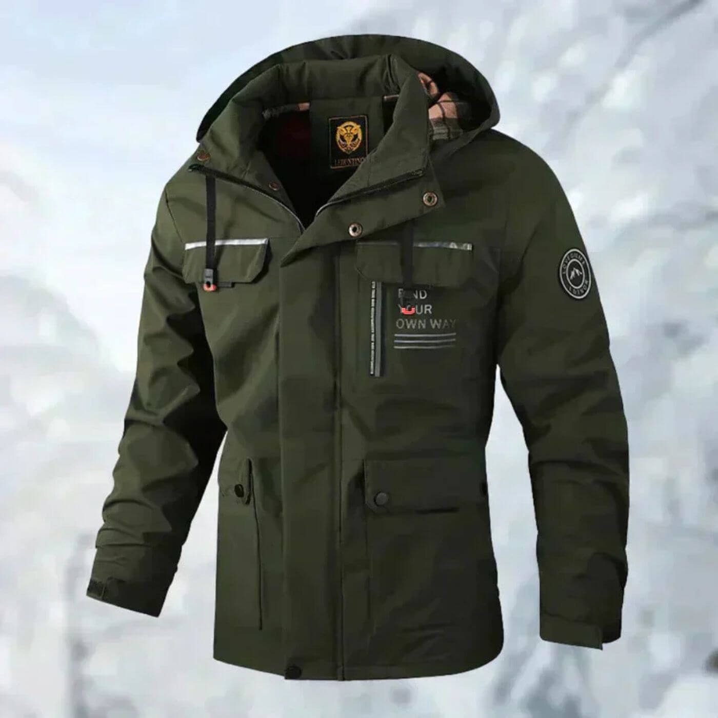 Matthias | Wetterfeste Outdoorjacke mit praktischer Kapuze