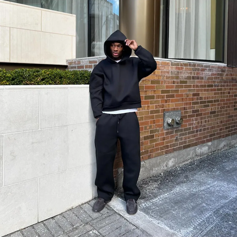 Jonas | Bequemes Herren Set mit Jogger und Hoodie im Trendstil