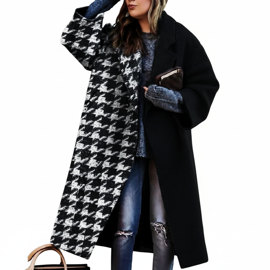 Mara | Damen Wollmantel lang – stylisch & große Größen