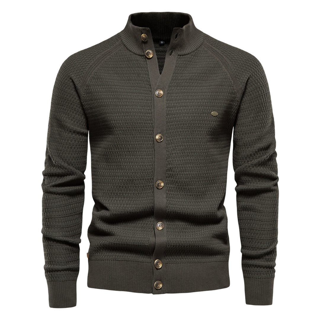 Simon | Herrenjacke aus feinem Strick im zeitlosen Stil