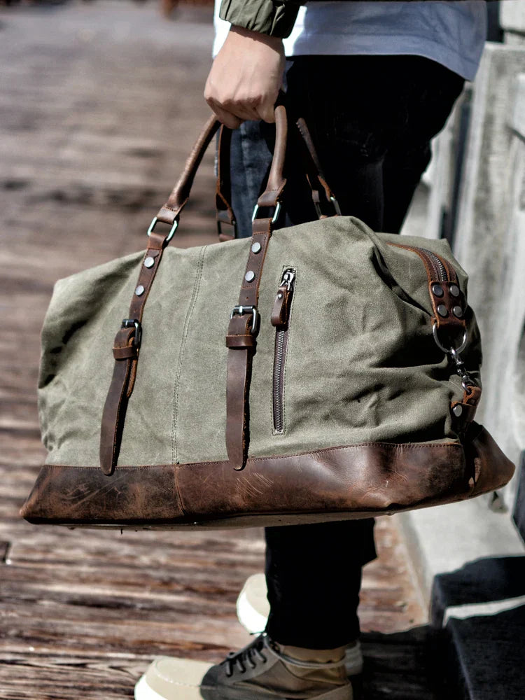 Adrian | Stilvolle Herren Wochenendtasche klassisch