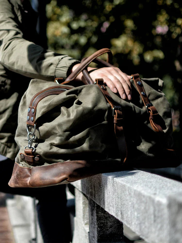 Adrian | Stilvolle Herren Wochenendtasche klassisch
