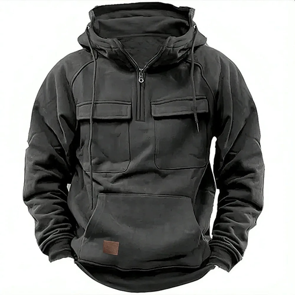 Matteo | Freizeit-Hoodie mit sportlicher Passform und Tasche